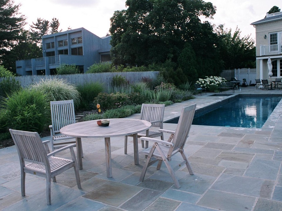 Bluestone pool deck