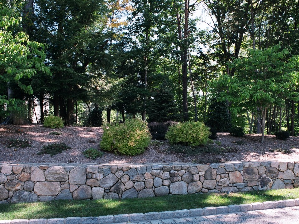 Fieldstone Retaining Wall