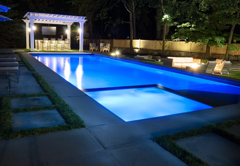 RGB LED pool lights